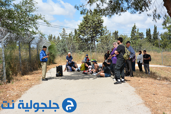 حراك نقف معا ينظم جولة في قرية خريش المهجرة 